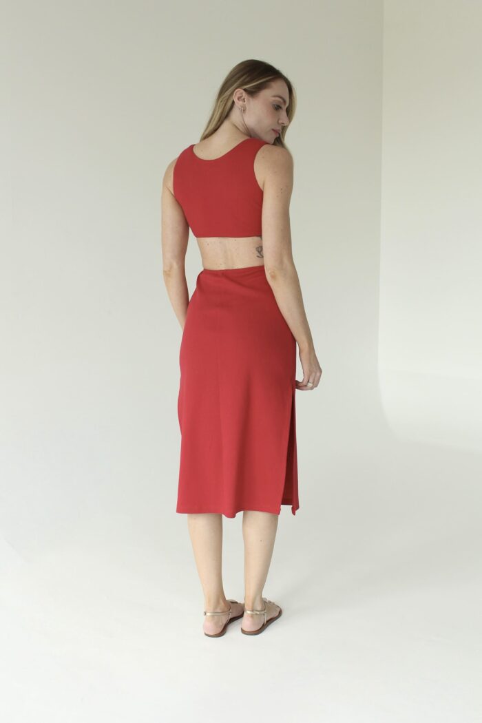 Vestido Argola Vermelho - Image 3