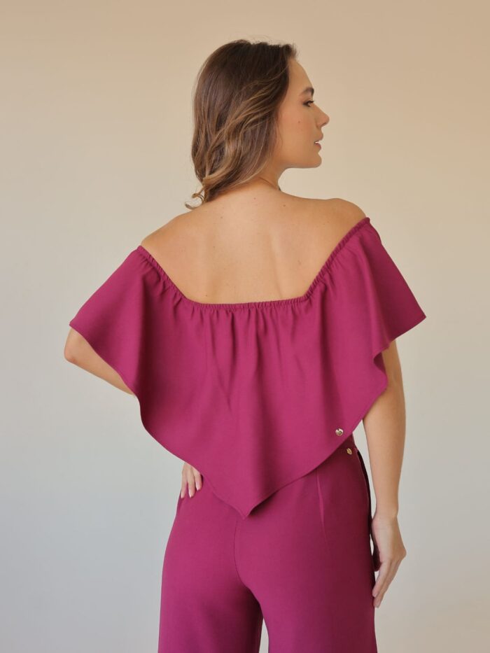 Calça Nervuras Bordô - Image 4