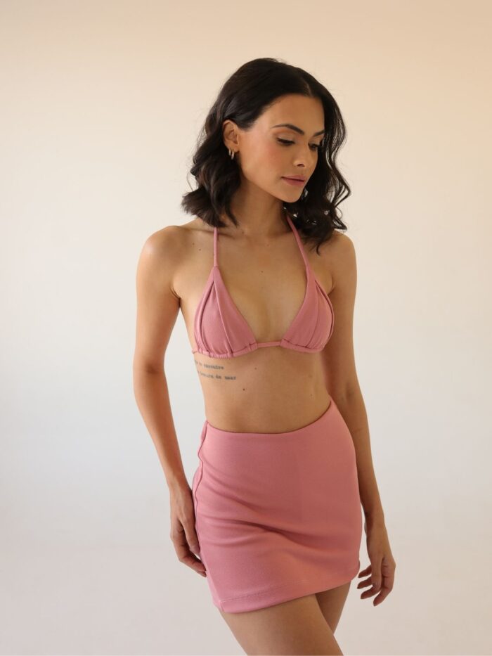 Short Saia Rosa Light