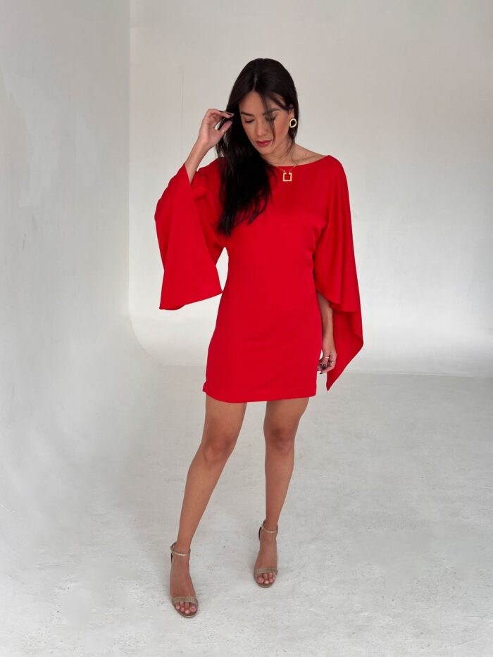 Mini Dress Glam Vermelho