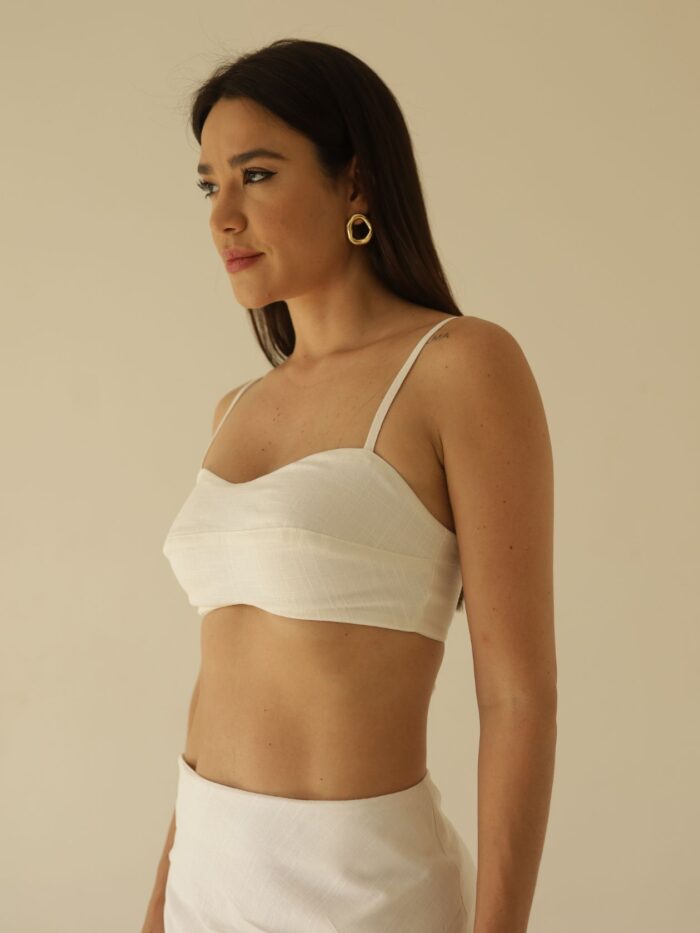 Top Onda Branco
