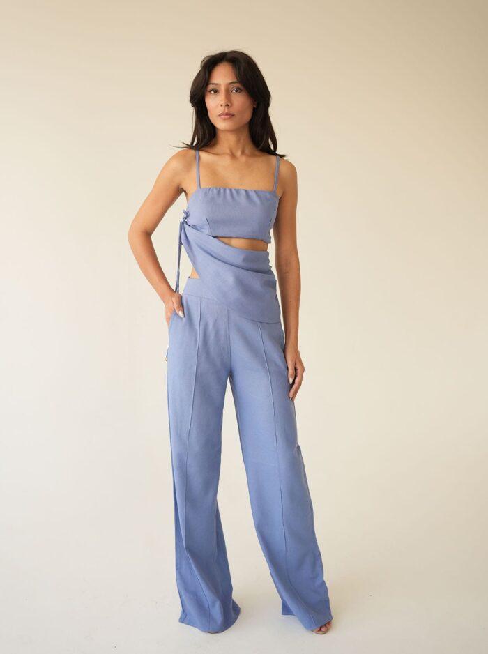 Blusa Lenço Celeste - Imagem 3