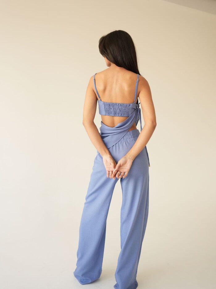 Blusa Lenço Celeste - Imagem 2