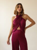 Cropped Cruzado Magenta