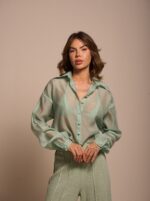 Cropped Camisa Aloe - Imagem 4