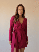 Blazer Oversize Bordô