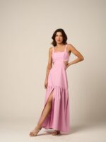 Vestido Linea Chiclete