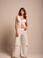 Kaftan Tricô Branca