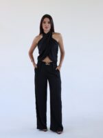 Calça Cetim Preto - Imagem 3