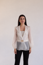 Blusa Blazer Areia