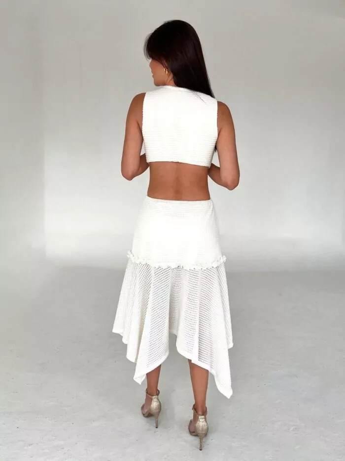 Vestido Tela Branco - Image 3