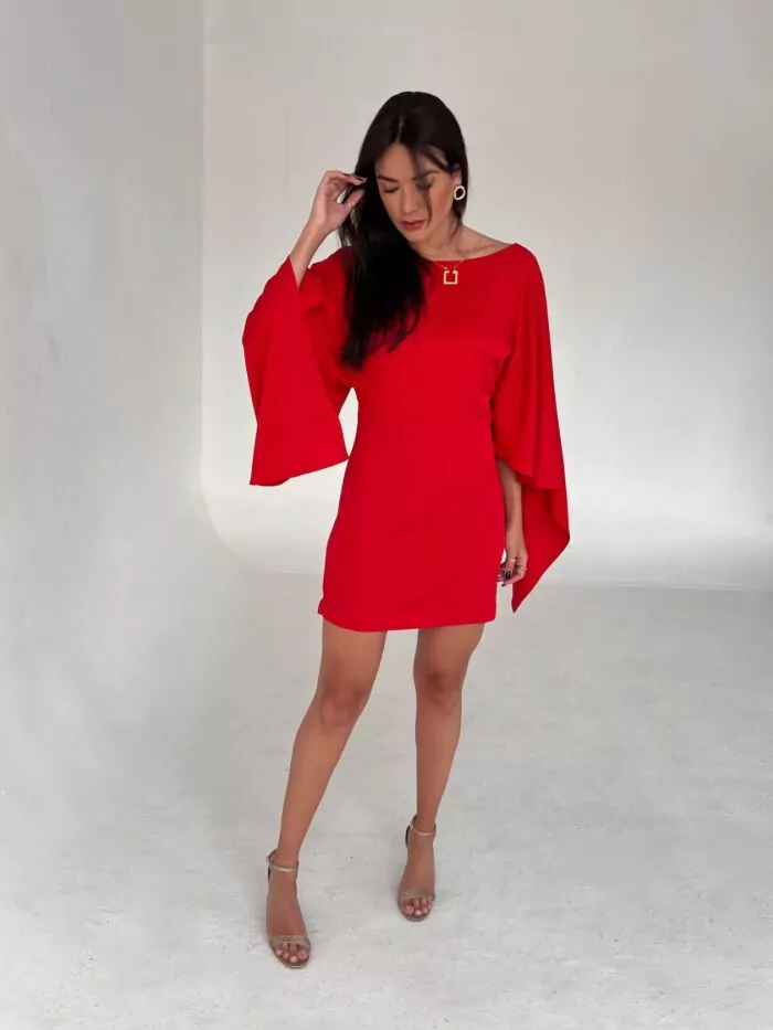 Mini Dress Glam Vermelho